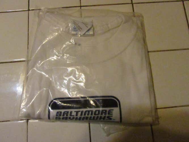 Baltimore Bayhawks "Badge" lacrosse T-shirt - New-Still in Bag  *LARGE*