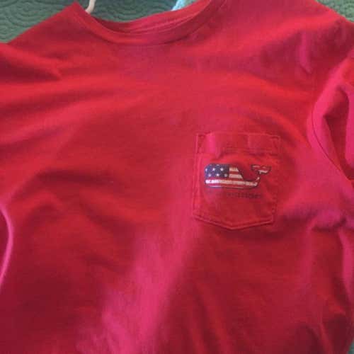 Used Vineyard Vines Mens Small Whale Tail Short Sleeve T-Shirt