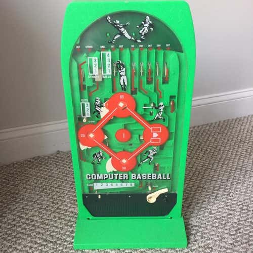 Vintage Computer Baseball Pinball Game