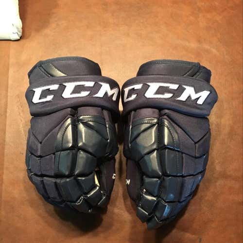 CCM Navy Gloves Pro Stock 13’