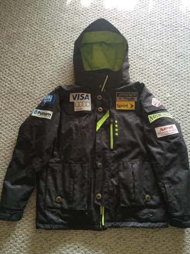 SPYDER race US Ski team jacket signed by Will Brandenburg