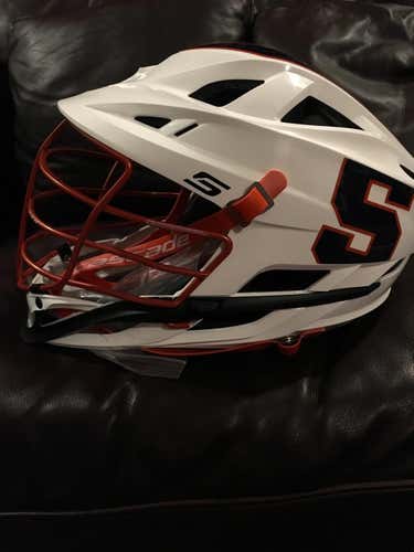 Syracuse Lacrosse customized White S