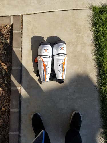 Itech shin guards used only once pretty much new