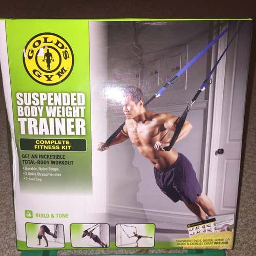 Golds Gym Suspended Body Weight Trainer Fitness Kit