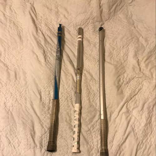 3 Lacrosse Shafts