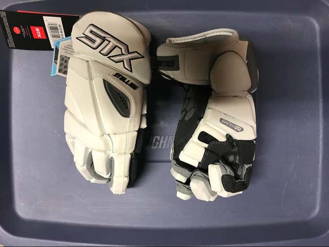 STX Stallion 500 Gloves White Size 12 Medium
