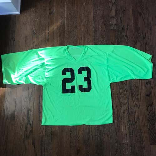 Neon Green Goalie Cut Jersey