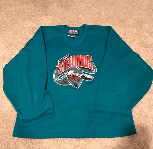 Idaho Steelheads Teal Goalie Practice Jersey
