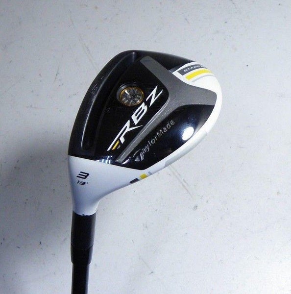 TaylorMade RBZ Stage 2 Hybrid #3 19* Phenom Stiff Flex Graphite LEFT-HANDED +HC