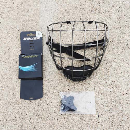 Bauer Re-Akt Titanium Cage (L)