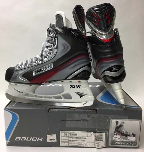 New Bauer Vapor X7.0 Senior Ice Hockey Skates size 10D