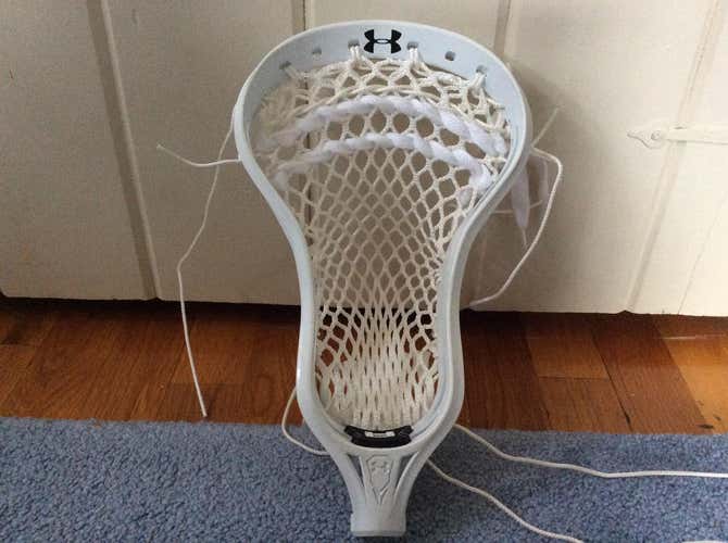 New Under Armour Command head strung w/jimmalax soft mesh