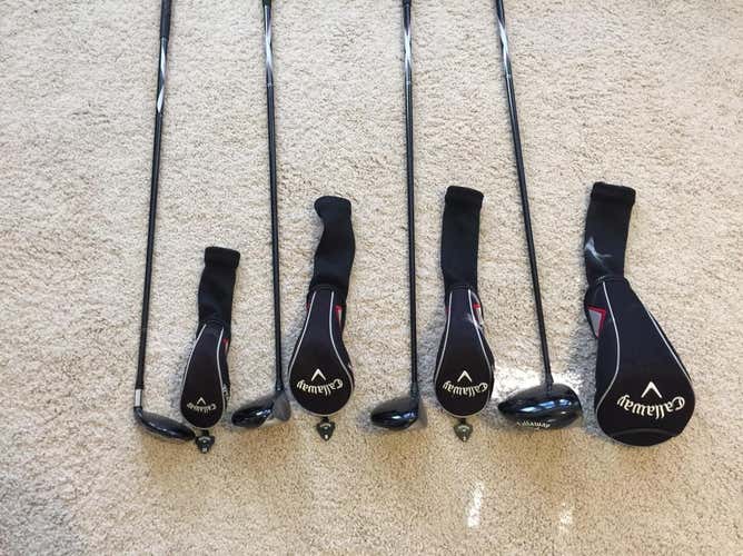Callaway Xtreme Wood Set (10.5 Driver, #3, #5 Fairway Woods And 4h Hybrid)