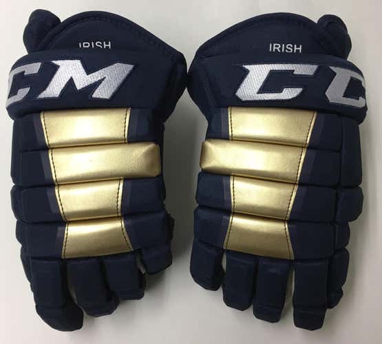New CCM HG97 Notre Dame Gloves 14"
