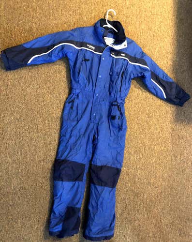 Columbia one piece ski suit blue size 14-16.. youth XL.. or Men's Medium