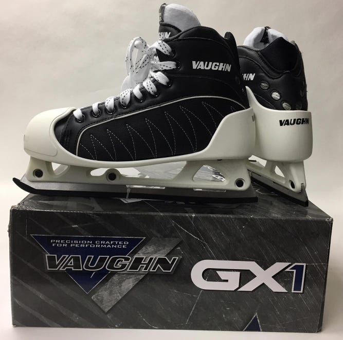 New Vaughn GX1 PRO Senior Goalie Skates size 7.5D