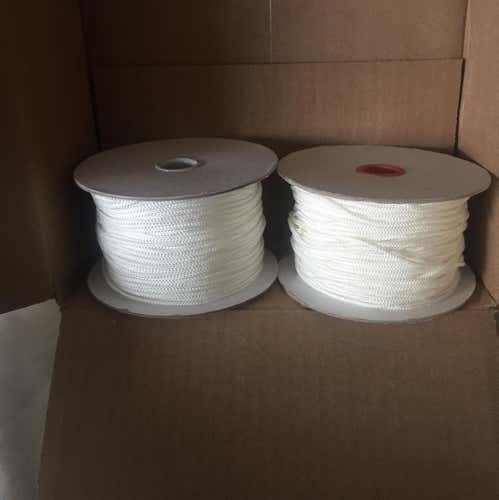 Two White Sidewall Spools
