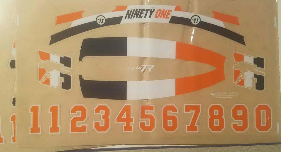 Team 91 Helmet Decals for CPXR