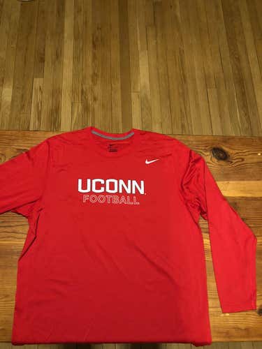 Nike UCONN Football Dri-Fit Long Sleeve