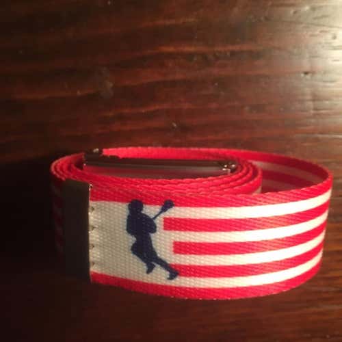 Like New Men’s USA Lacrosse Clip Belt