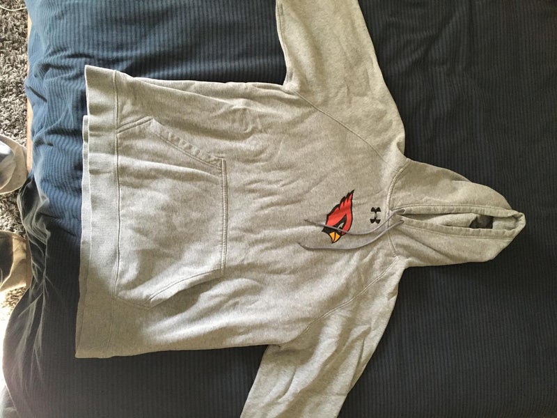 Gray Under Armour Cardinals Football Sweatshirt Size XL