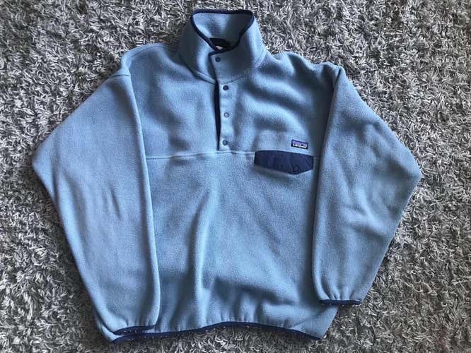 Worn 2x Patagonia Synchilla Carolina Blue