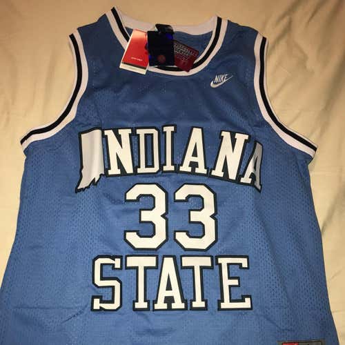 Larry Bird Nike Indiana State Jersey