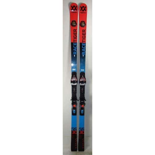 2018 Volkl Racetiger GS 183cm Demo Race Skis w/ Xcell 16 bindings (MH131)