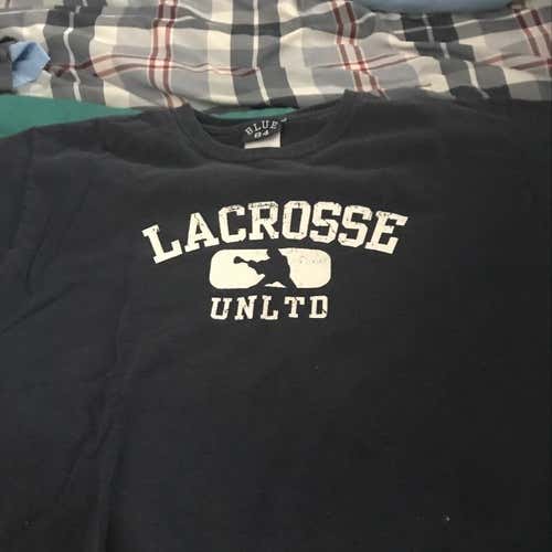 Navy Blue Lacrosse Unlimited Tee