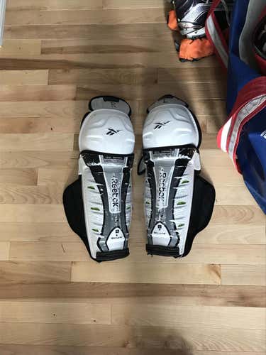 Reebok by Jofa NHL Series Silver 14" Shin Guards
