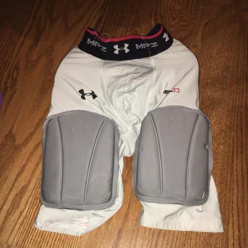 White Football Pants With Padding