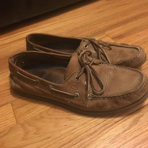 Used Sperrys, leather shoes, size 10
