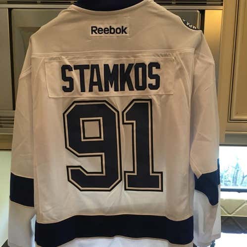 Steve Stamkos Tampa Bay Lightning Reebok Away Jersey Large
