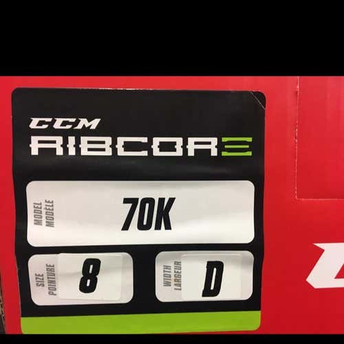 Ccm 70k Skates 8D Brand New