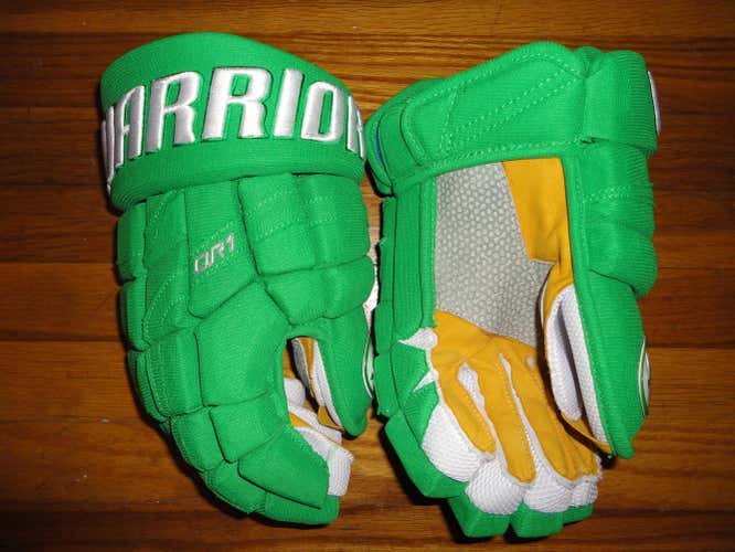 Warrior Covert QR1 Pro Stock Hockey Gloves, 14" - Matt Martin, Toronto St. Pats