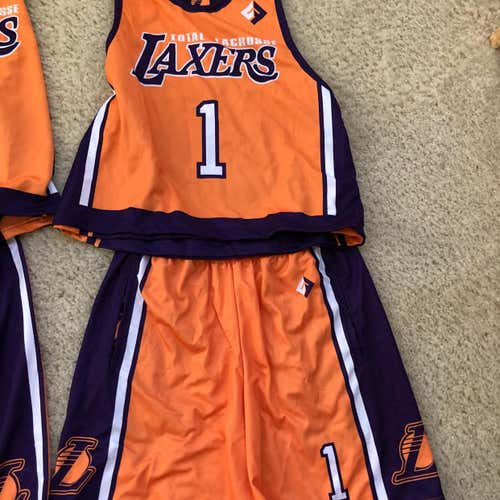 LA LAXERS Full Uniform (New/UNUSED) Size M Jersey Size M Shorts Uniform #1 WARRIOR