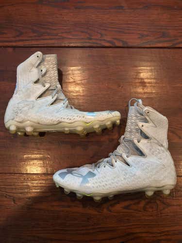 White Under Armour Highlight Cleats - $15!!