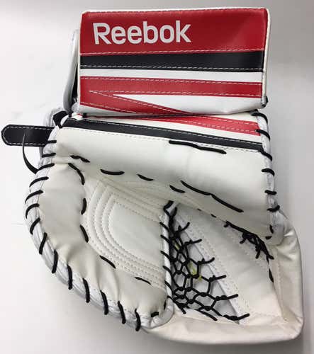 New Reebok PREMIER 14K Senior Goalie Glove Regular white/red/black