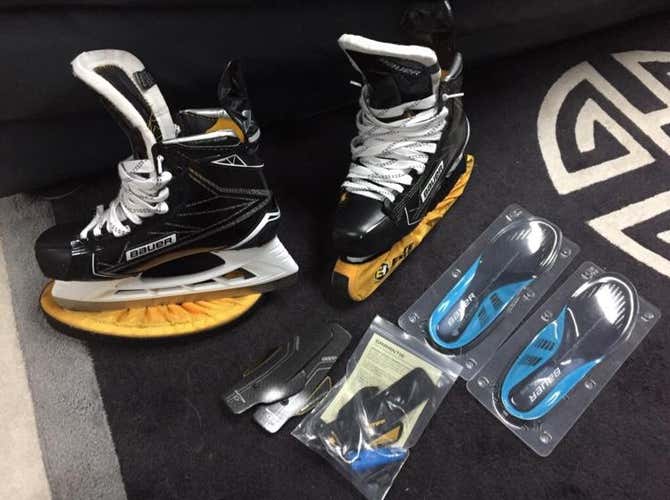 Bauer Supreme 1S Sr 8.5 EE With Extras