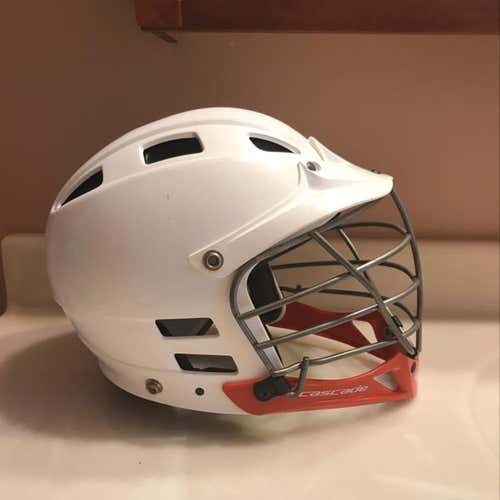 New White Cascade Cpv With Orange Chin