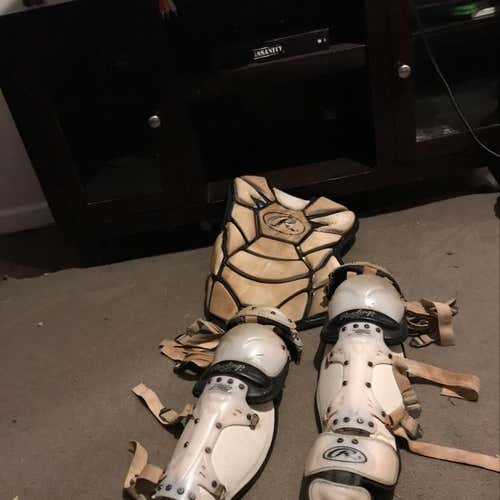 White Rawlings Catchers Gear