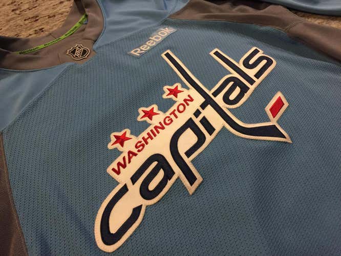 Washington Capitals Authentic Reebok Practice Jersey - light blue - size 58