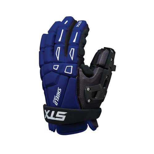 New Black and Blue  STX Shield Goalie Gloves