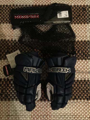 New Maverik Max Gloves Navy Brand New