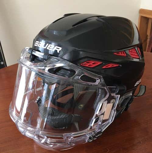 Bauer IMS 7.0 XS Hockey Helmet With Clear Shield
