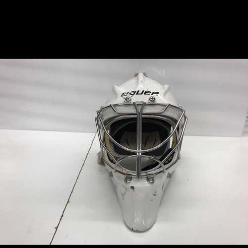 Bauer Profile 960XPM Hockey Goalie Helmet Senior M/L White Used