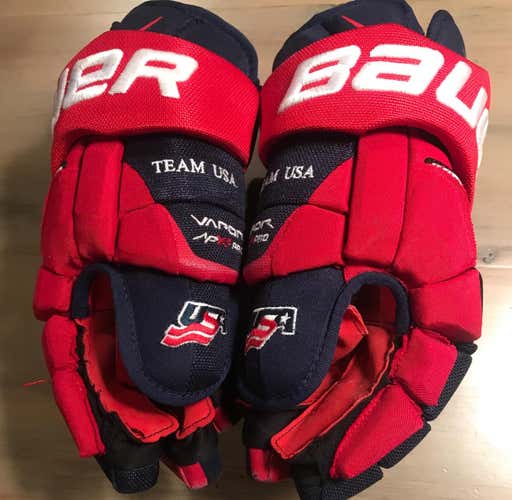 Pro Stock Team USA Bauer APX2 Gloves 15”