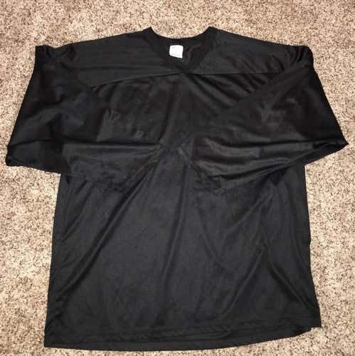 Plain Black XL Practice Jersey