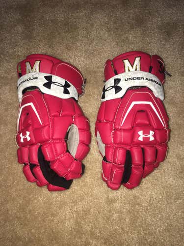 Like NEW: UMD TERPS Under Armour Gloves