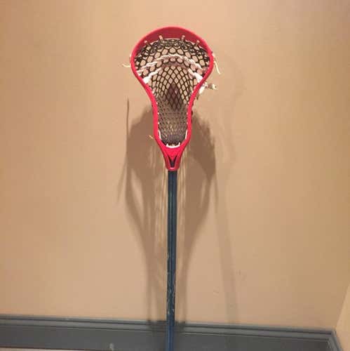 Red Maverick Prep on a Brine #15 Shaft Men’s Lacrosse Stick